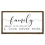 Wallity Cuadro Decorativo Enmarcado KZM311 25 x 50 cm